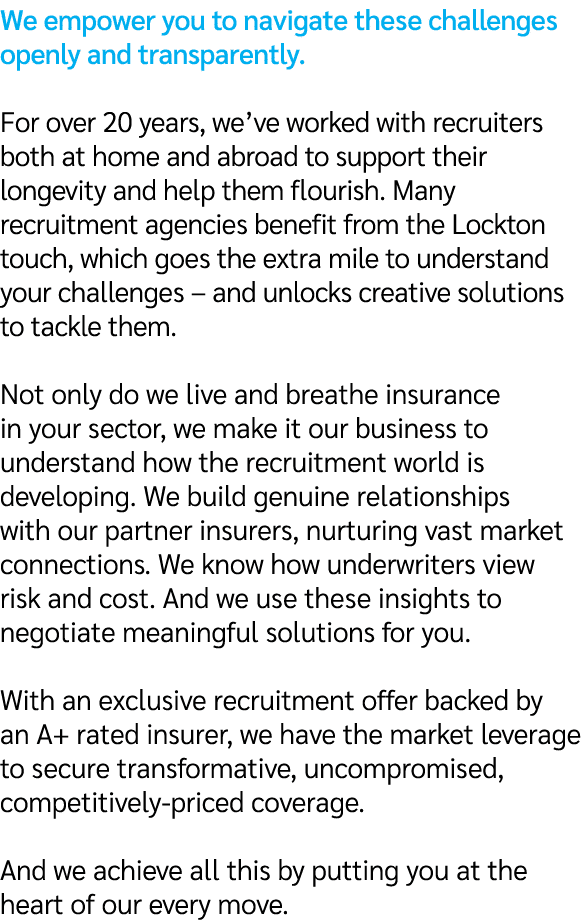 We empower you to navigate these challenges openly and transparently. For over 20 years, we’ve worked with recruiters...