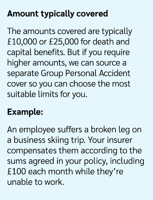 Amount typically covered The amounts covered are typically £10,000 or £25,000 for death and capital benefits. But if ...