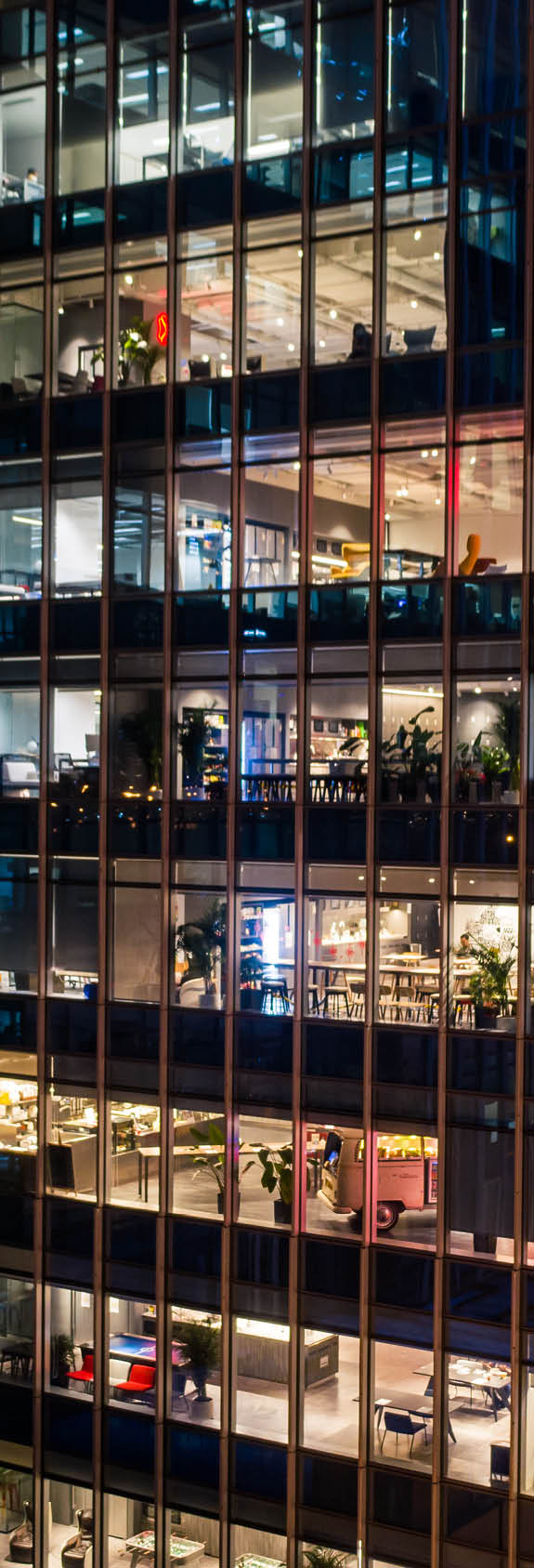 Office building skyscraper in Kwun Tong, Hong Kong